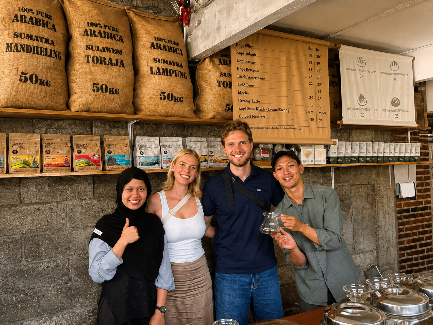 Yogyakarta Coffee & Chocolate Tasting & Brewing Experience